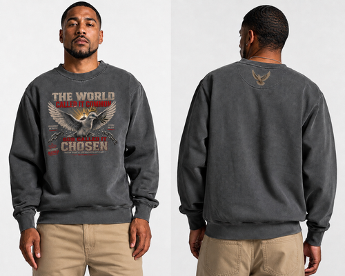 God Called It Chosen Crewneck – I’m Crazy Blessed