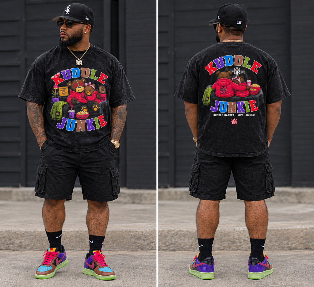 Kuddle Junkie Pop — Kuddle Harder, Love Louder Tee