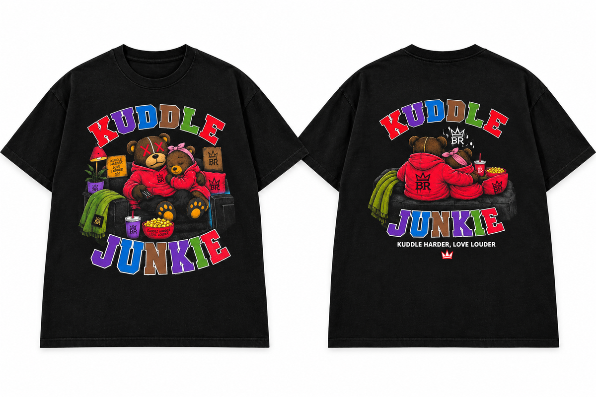 Kuddle Junkie Pop — Kuddle Harder, Love Louder Tee