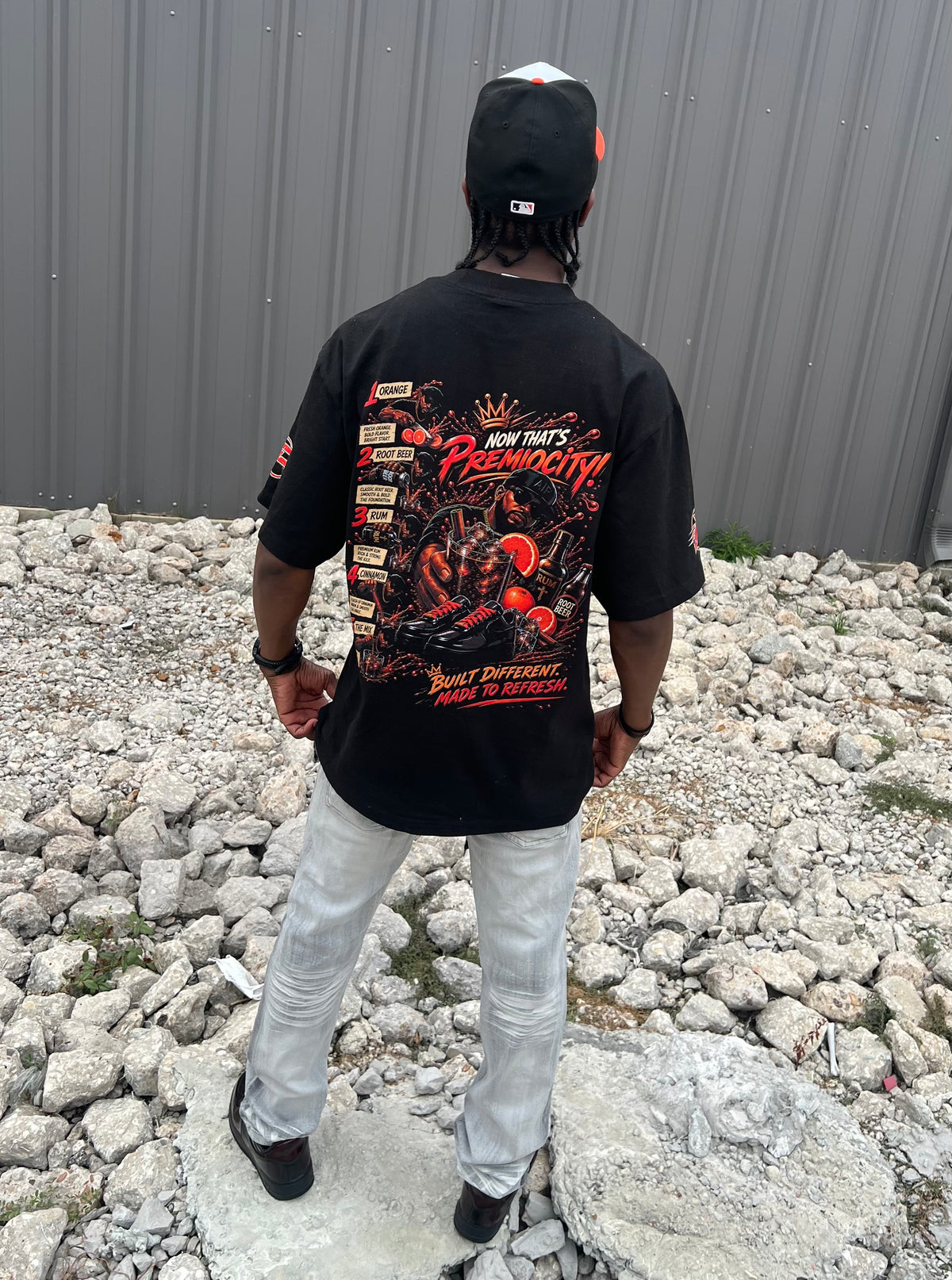 Premiocity — Built Different Heavyweight Graphic T-Shirt