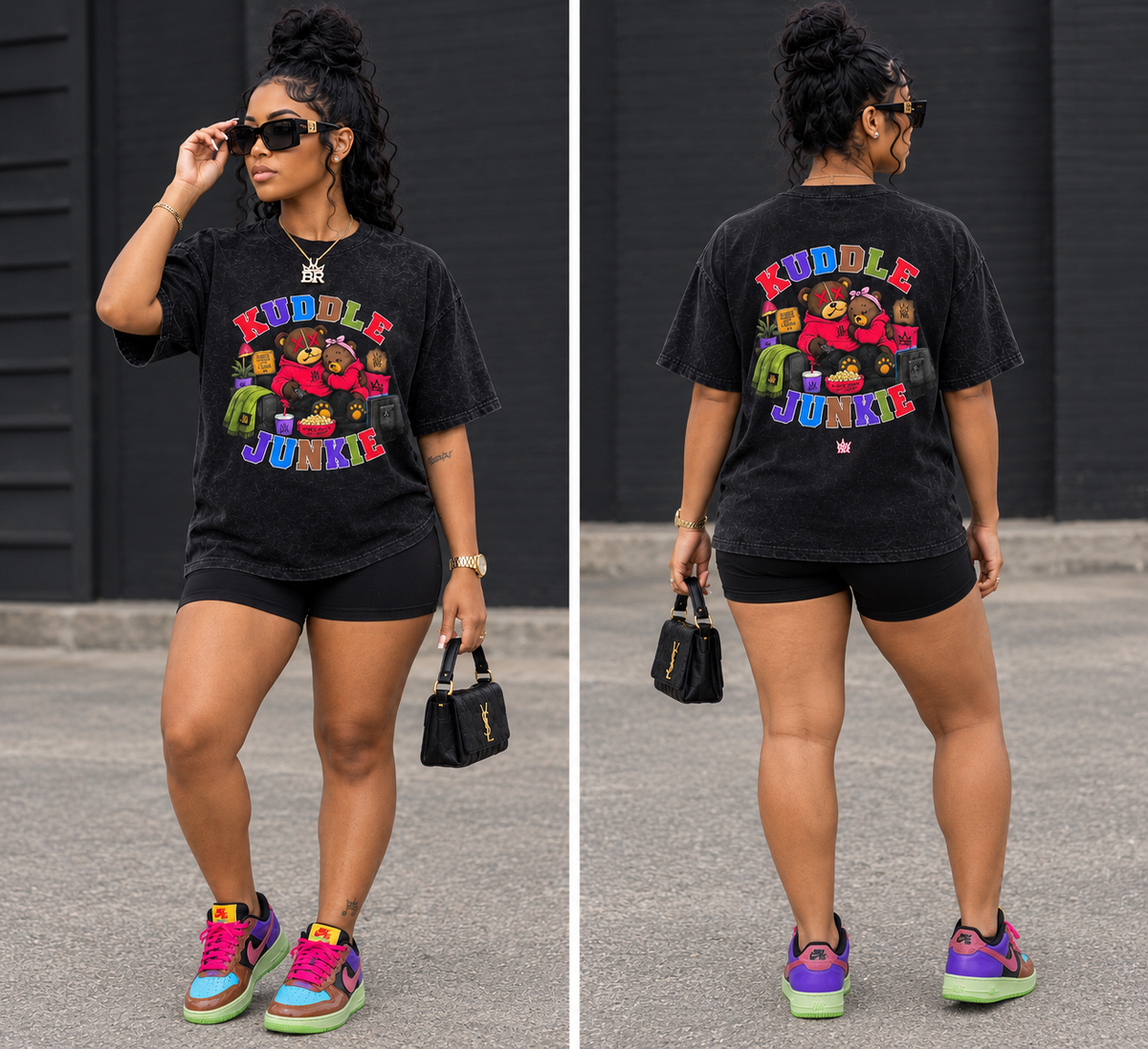 Kuddle Junkie Pop — Kuddle Harder, Love Louder Tee