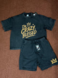 I’m Crazy Blessed — Blessed Beyond Measure Premium Short Set