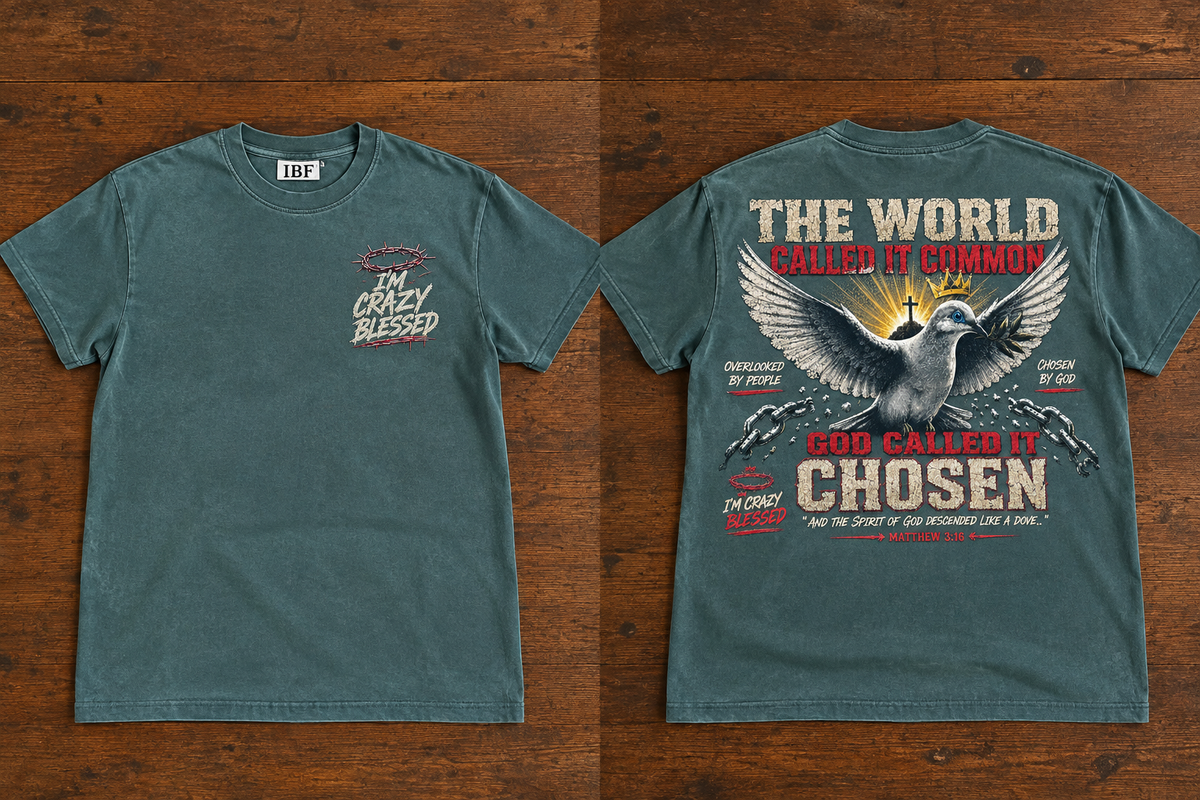 God Called It Chosen Tee – I’m Crazy Blessed