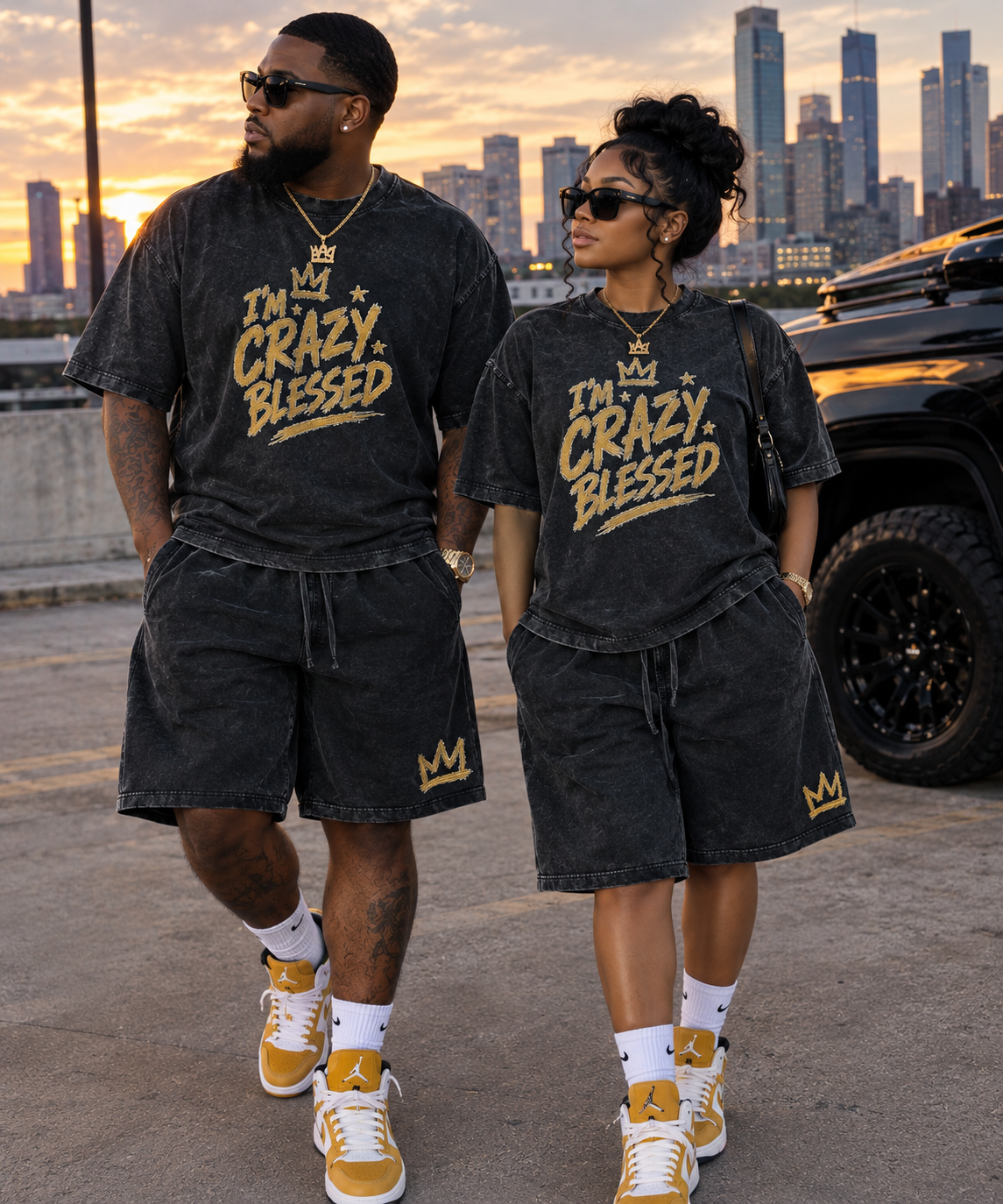 I’m Crazy Blessed — Blessed Beyond Measure Premium Short Set