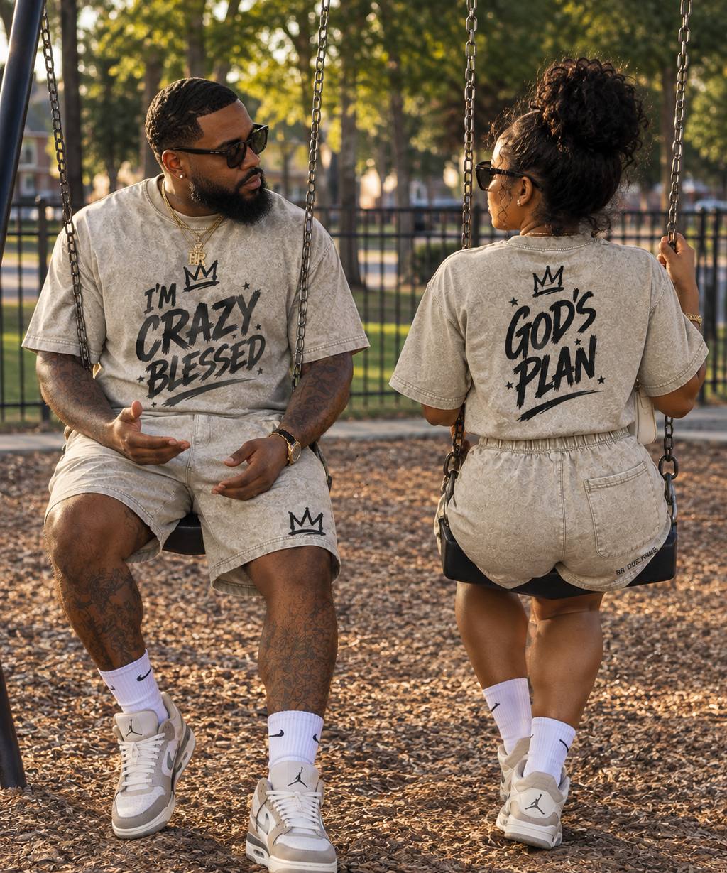 I’m Crazy Blessed “God’s Plan” Short Set