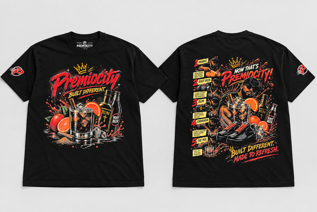 Premiocity — Built Different Heavyweight Graphic T-Shirt