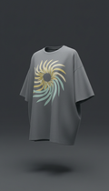 Oversized Tee with Bold Faith Print